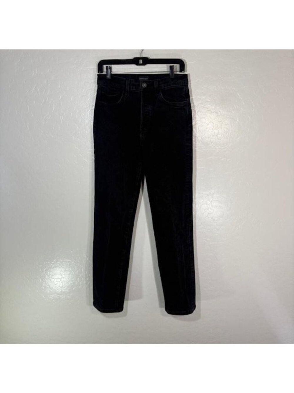 Favorite Daughter The Vivi Jeans Womens 29 Black High Rise Straight Denim